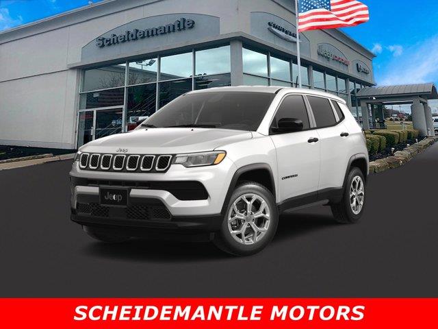 2024 Jeep Compass Sport Bright White Clearcoat, Hermitage, PA
